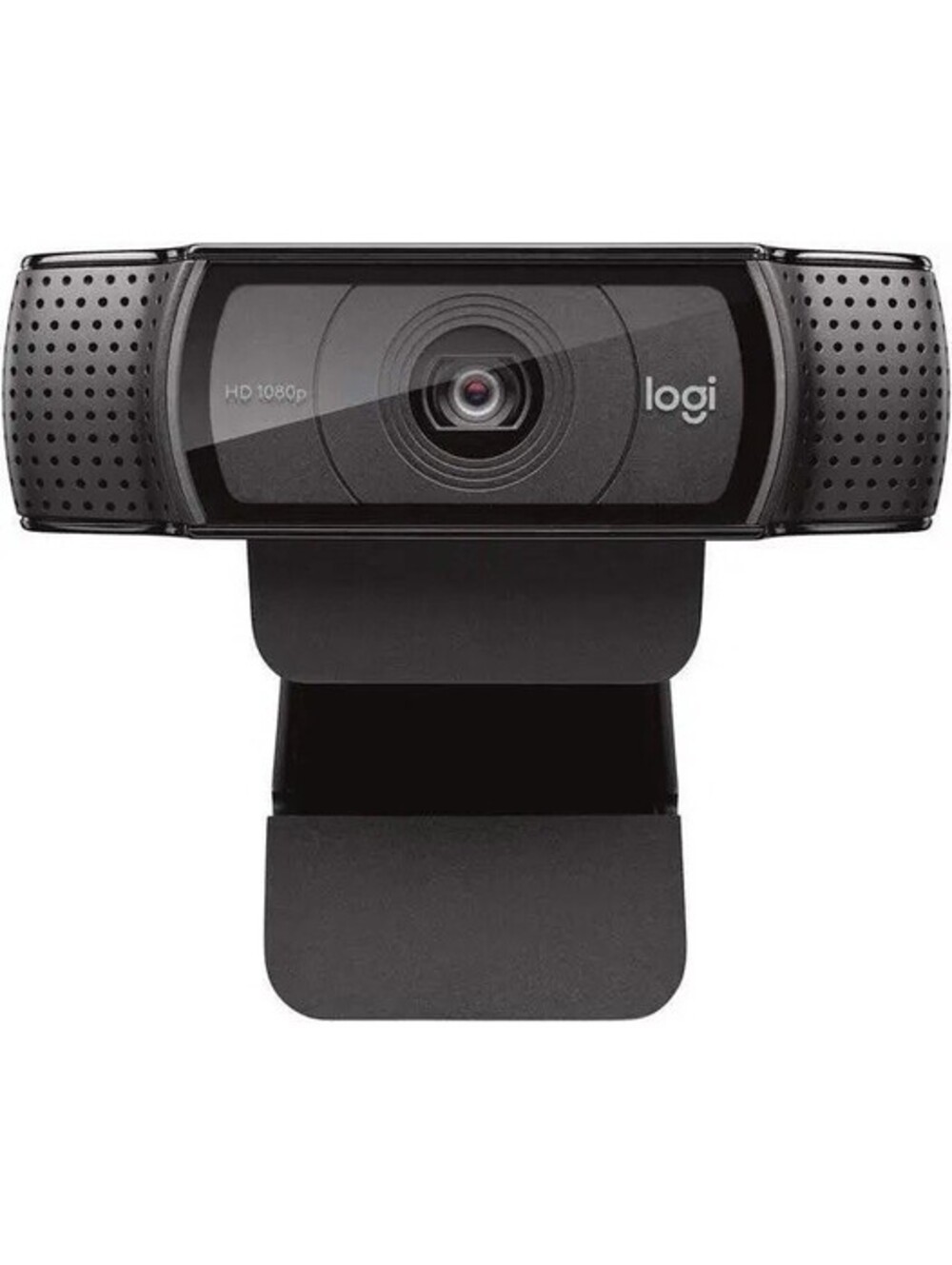 Logitech C920 HD Pro Webcam Black, V-U0028, 1080p Video Calling Recording Camera